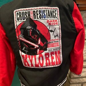 Disney Star Wars Black and Red Kids Puffer Jacket